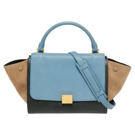 celine bicolor|Celine Bicolor Side Lock Bag Leather Medium .